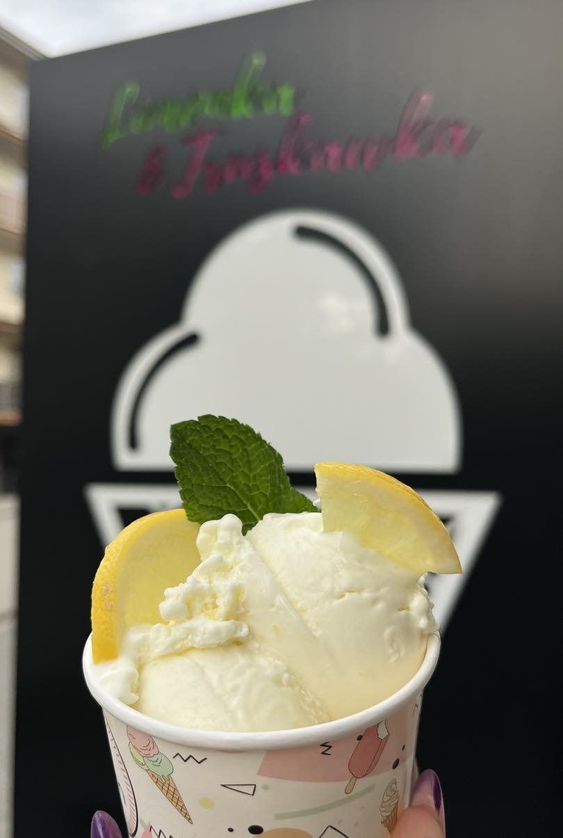 Smak lodów Cytryna Limonka i Truskawka