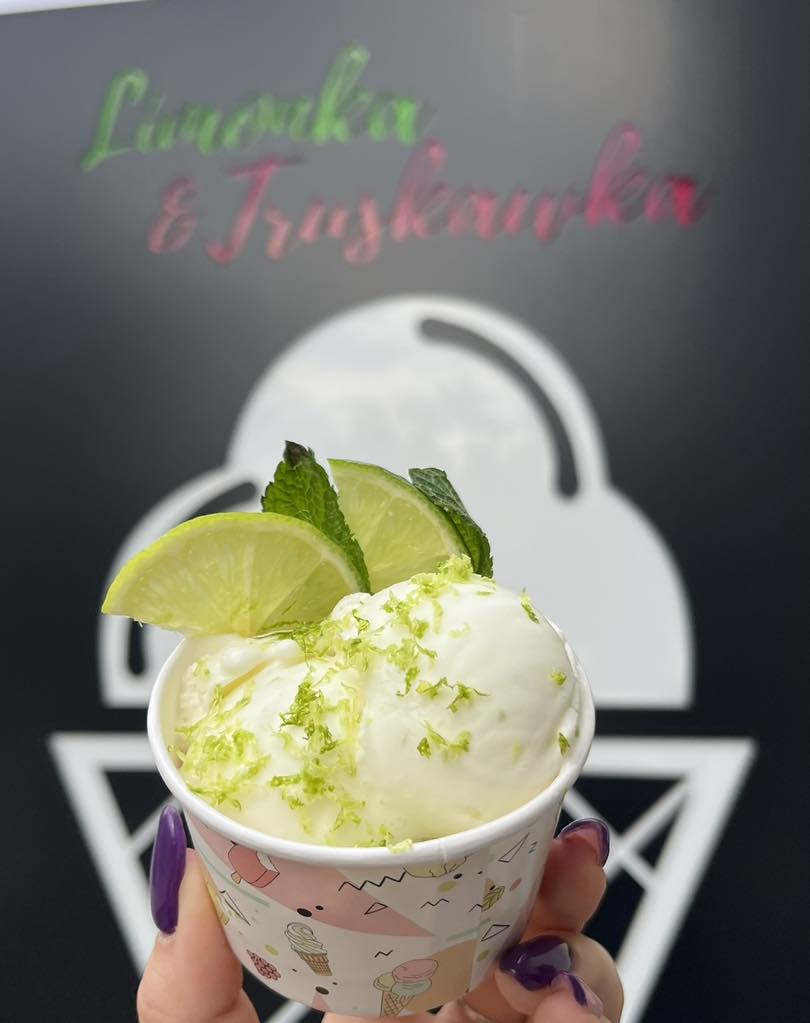 Lody rzemieślnicze Jogurt z limonką Kielce