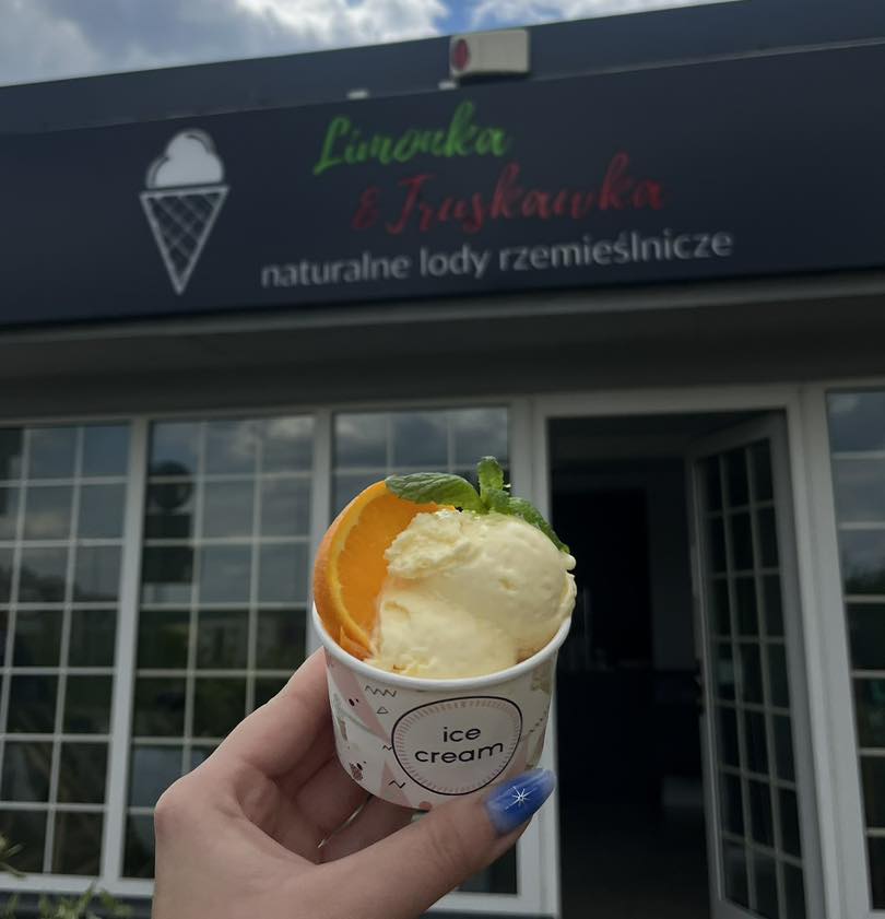 Lody rzemieślnicze Mleczna pomarańcza Kielce